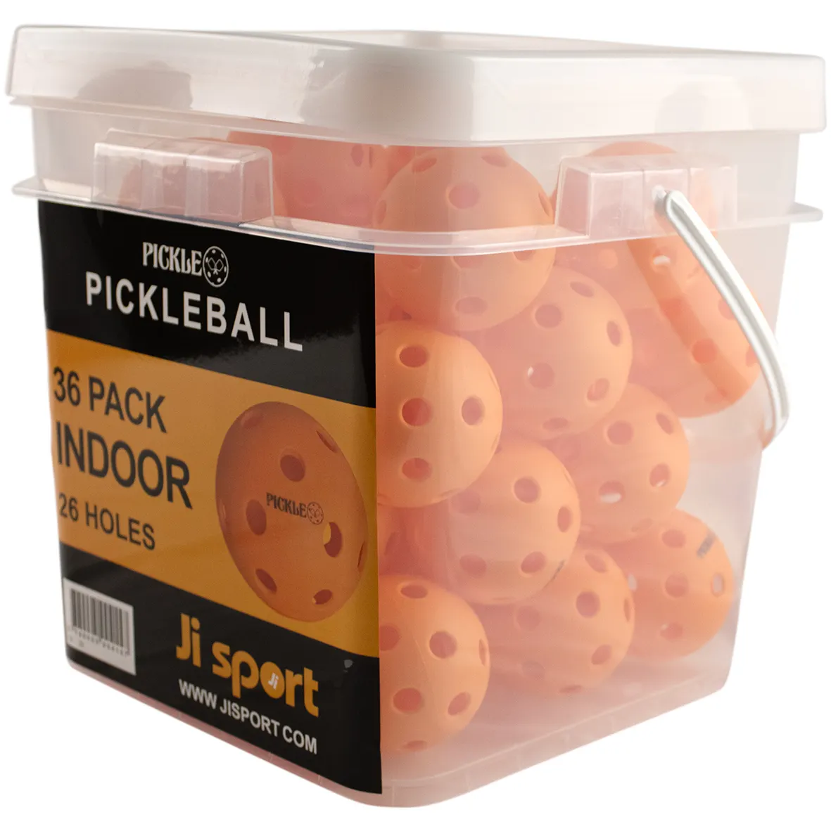 Precision pickleball sæt med 10 bat og bolde