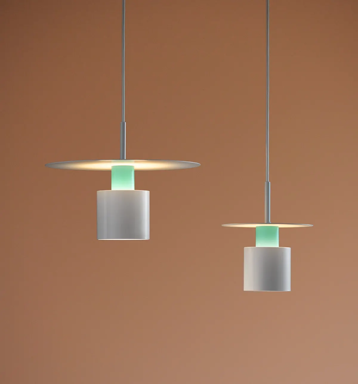 KOLORIT L1600-200 lille pendel lakserød