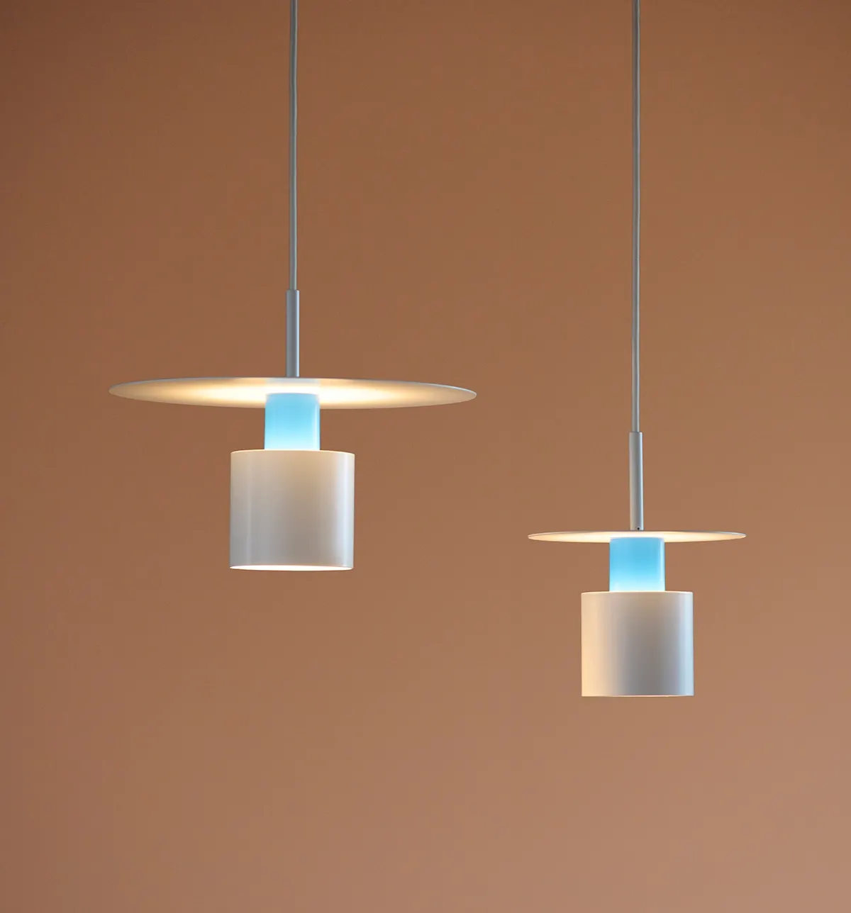 KOLORIT L1600-340 stor pendel himmelblå