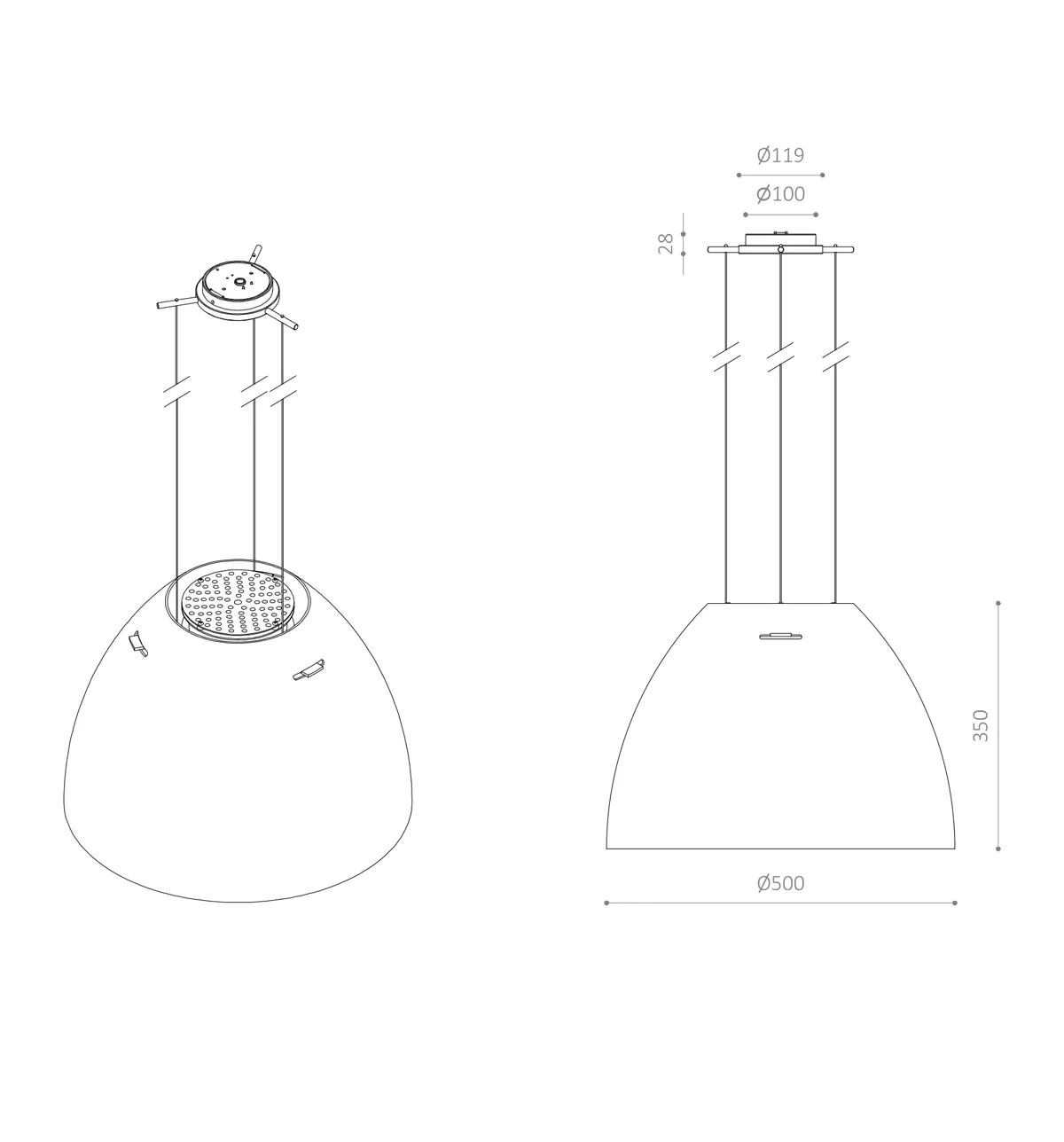 BALLO L804-500 tegning