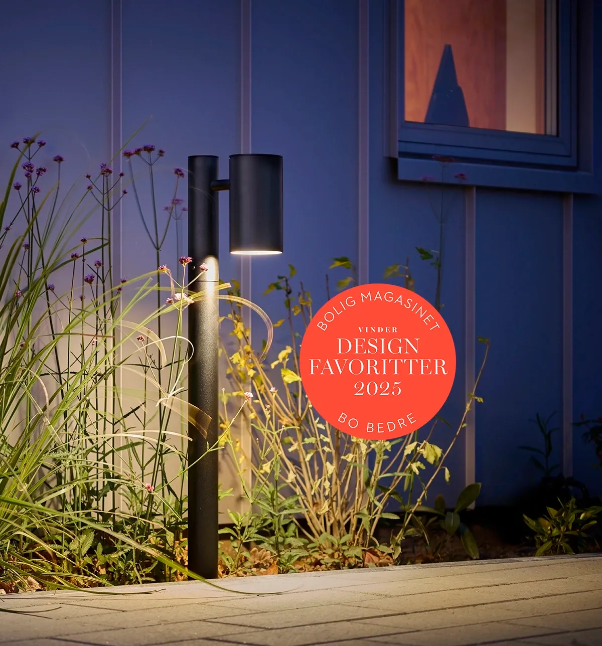 Vinder af Bo Bedre's Design Favoritter 2025 ELMAR L33 udendørs belysning pullertlampe