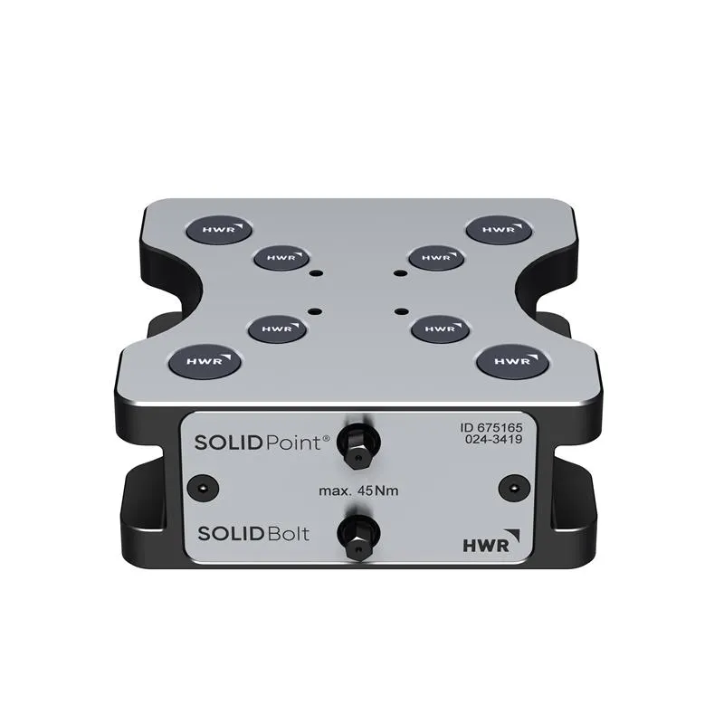SOLIDBolt zero-point plate, height H=60mm,
