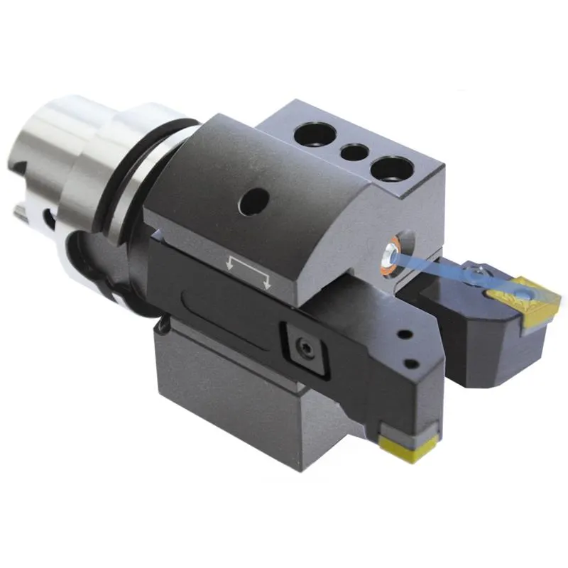 Double turning toolholder HSK 63-25-100 ISO 12164-3  HSK-T with internal coolant