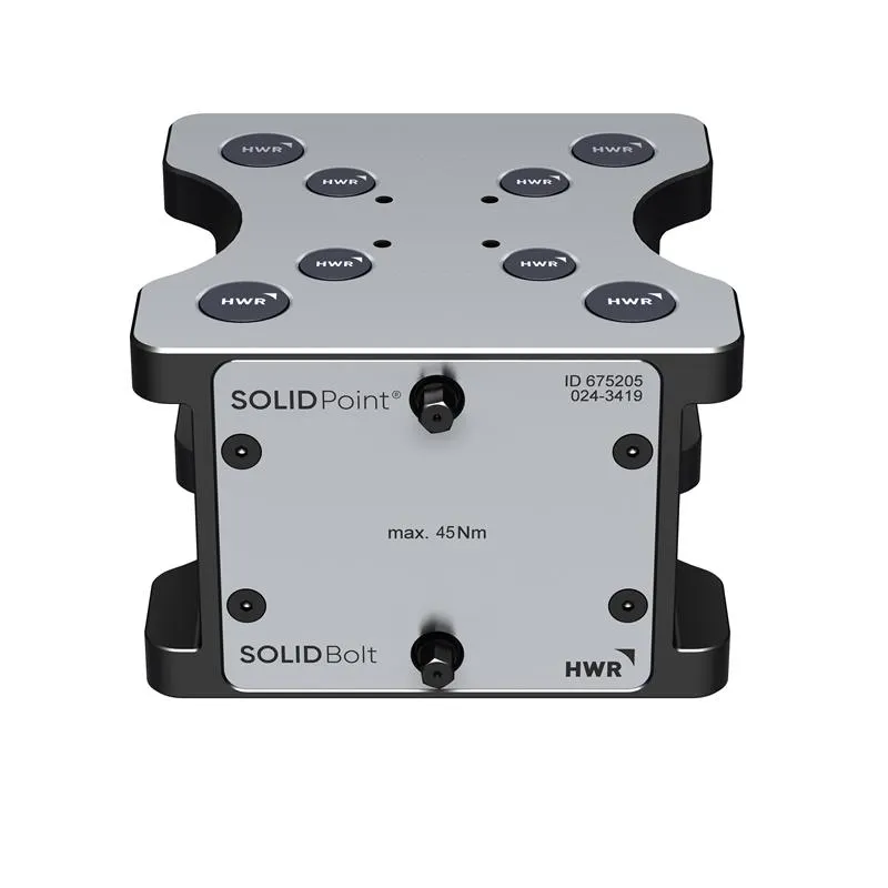 SOLIDBolt zero-point plate, height H=100mm,