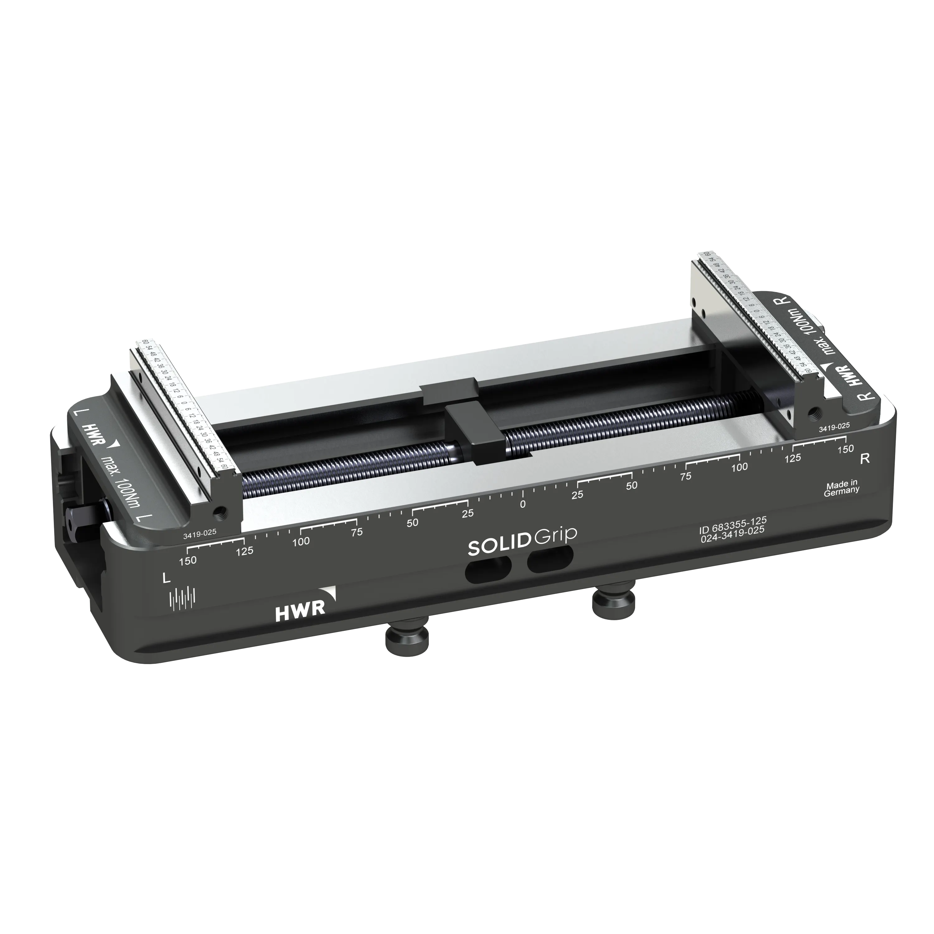 SOLIDGrip 5-axis centreer vice 125