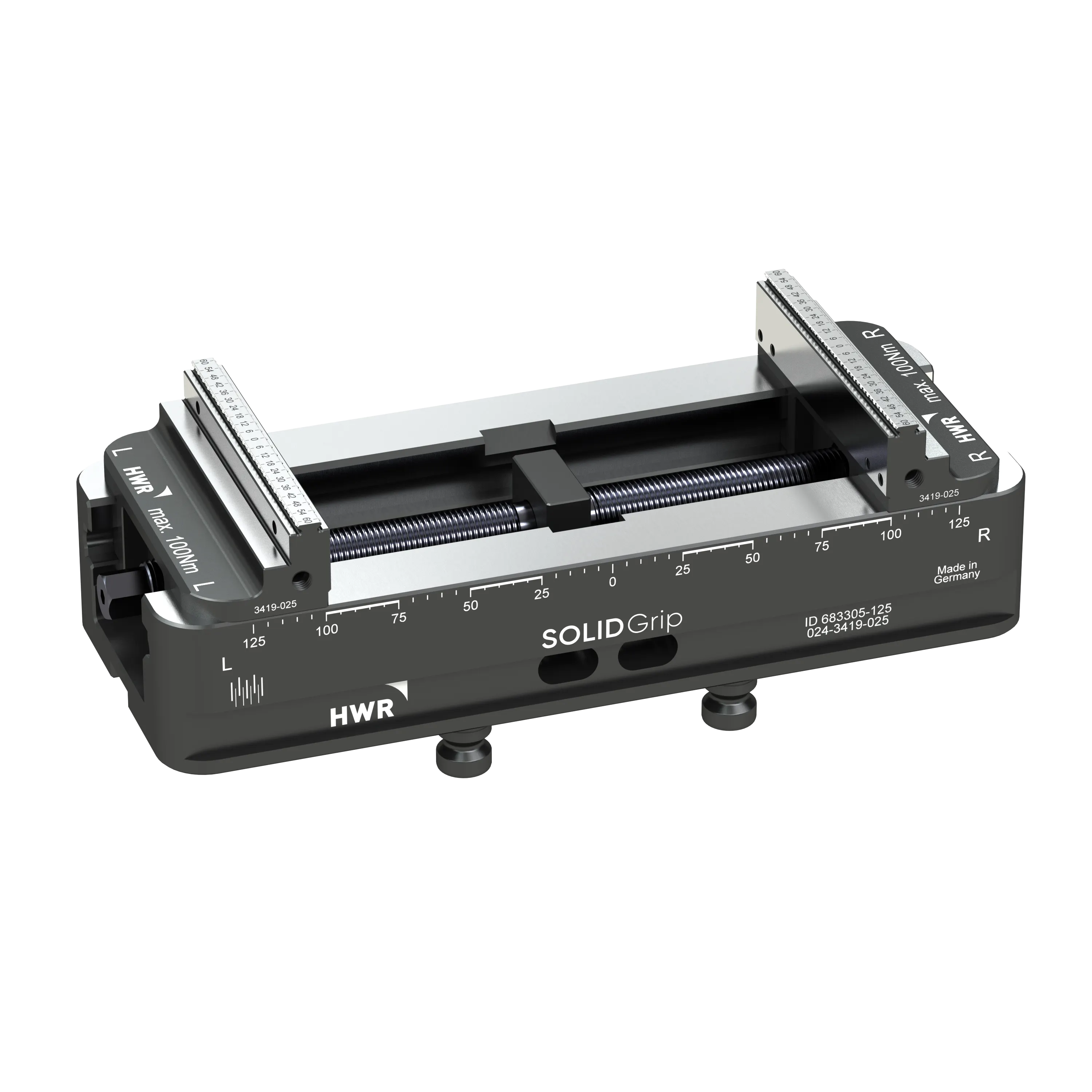 SOLIDGrip 5-axis centreer vice 125,