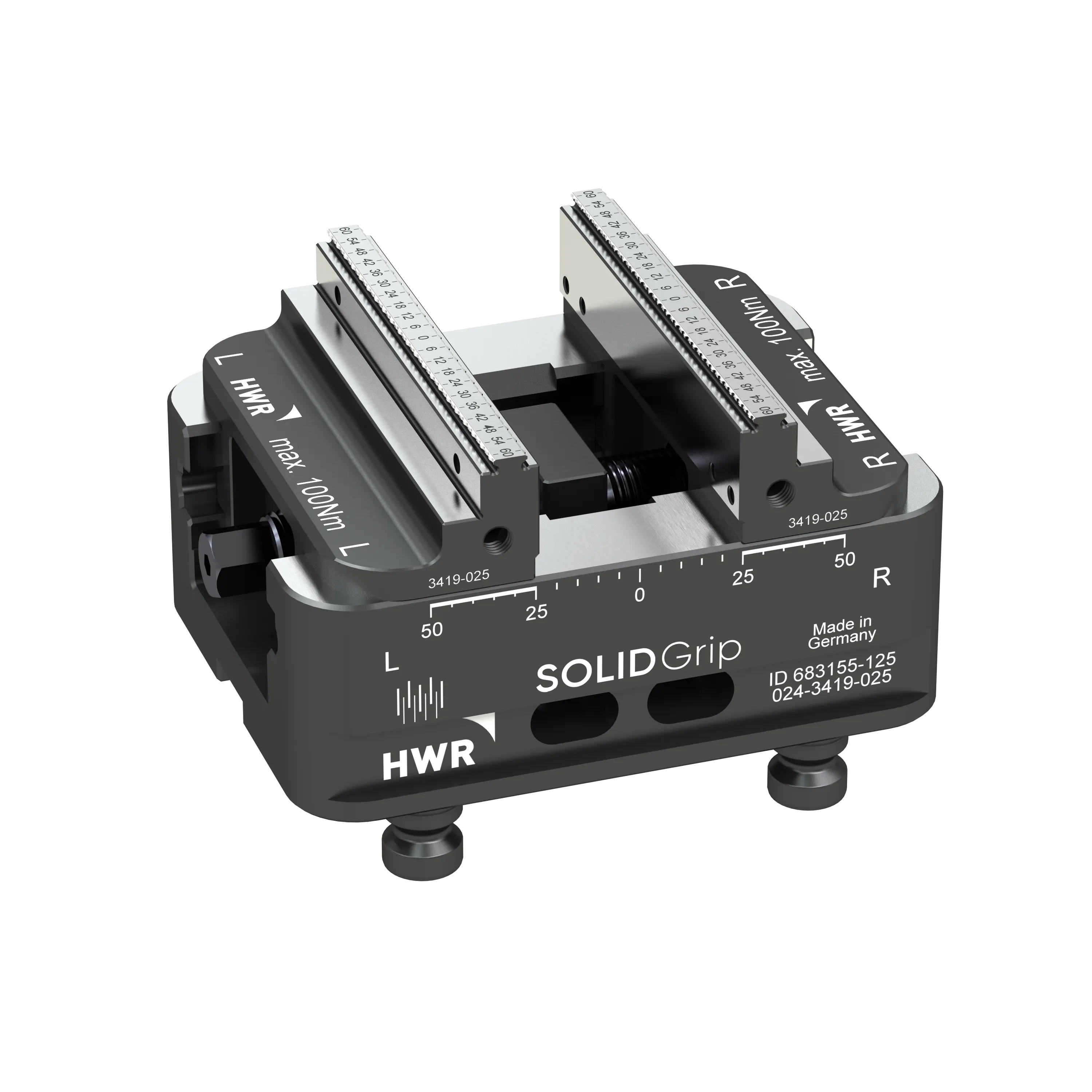 SOLIDGrip 5-axis centering vice 125