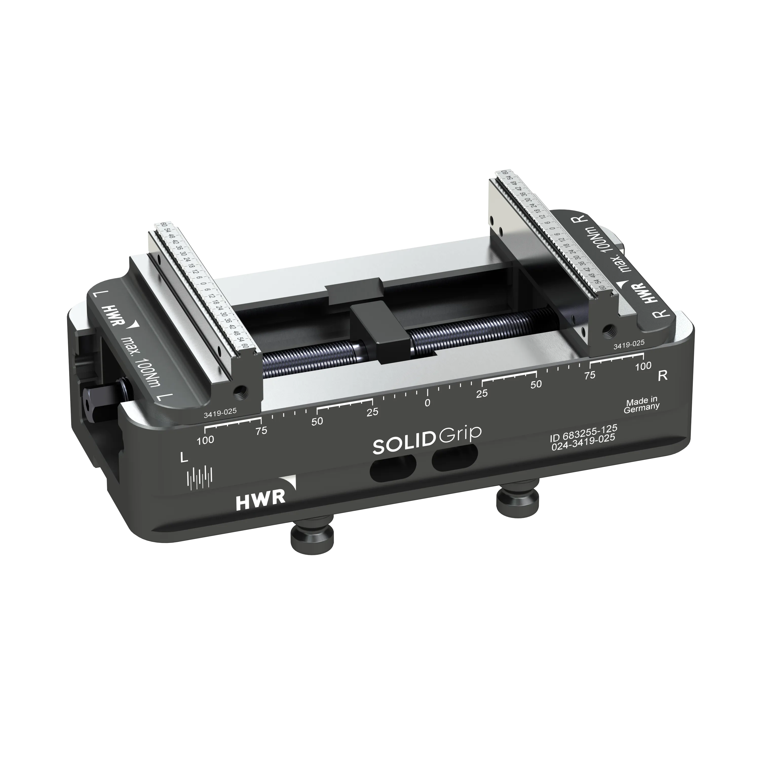 SOLIDGrip 5-axis centreer vice 125,