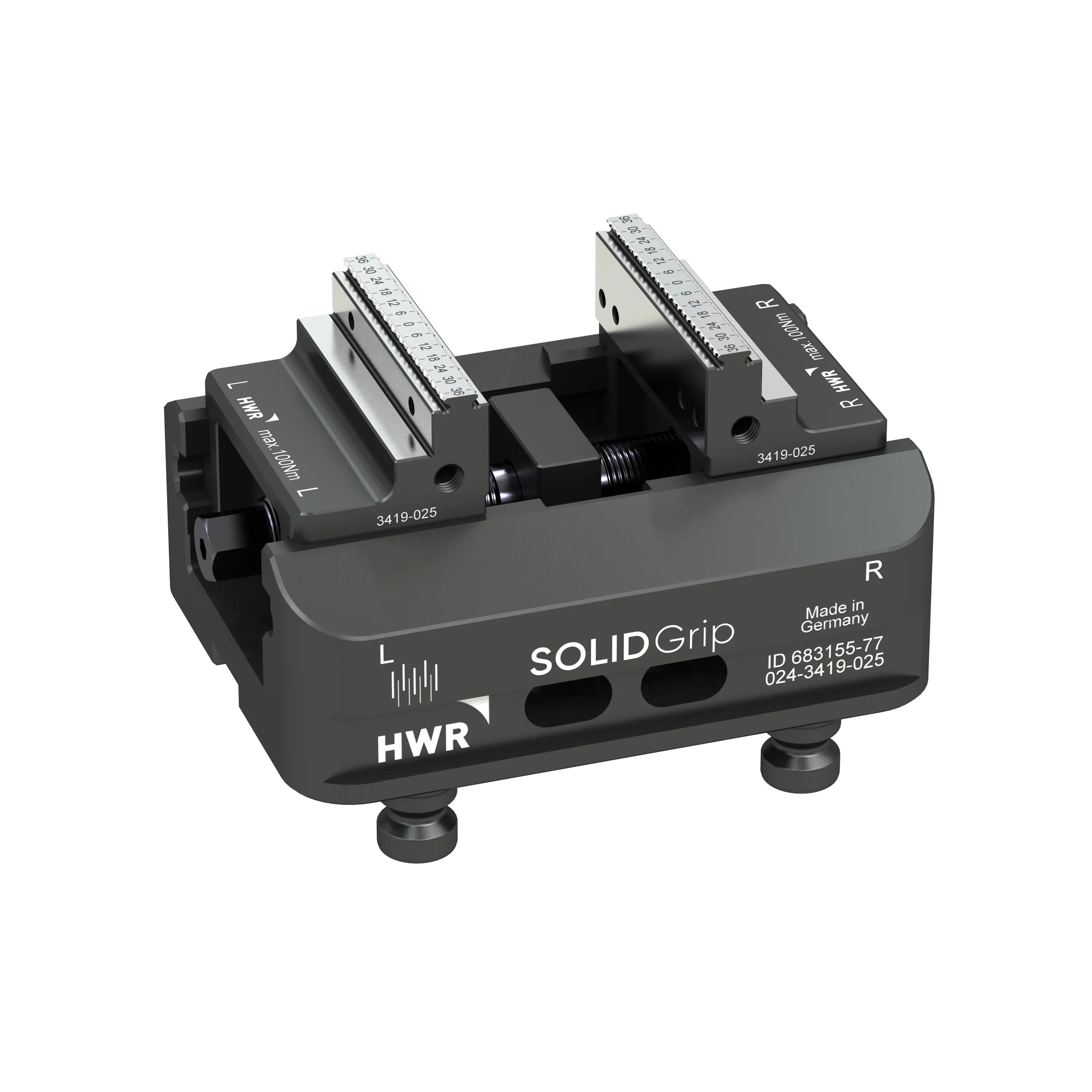 SOLIDGrip 5-axis centering vice 125