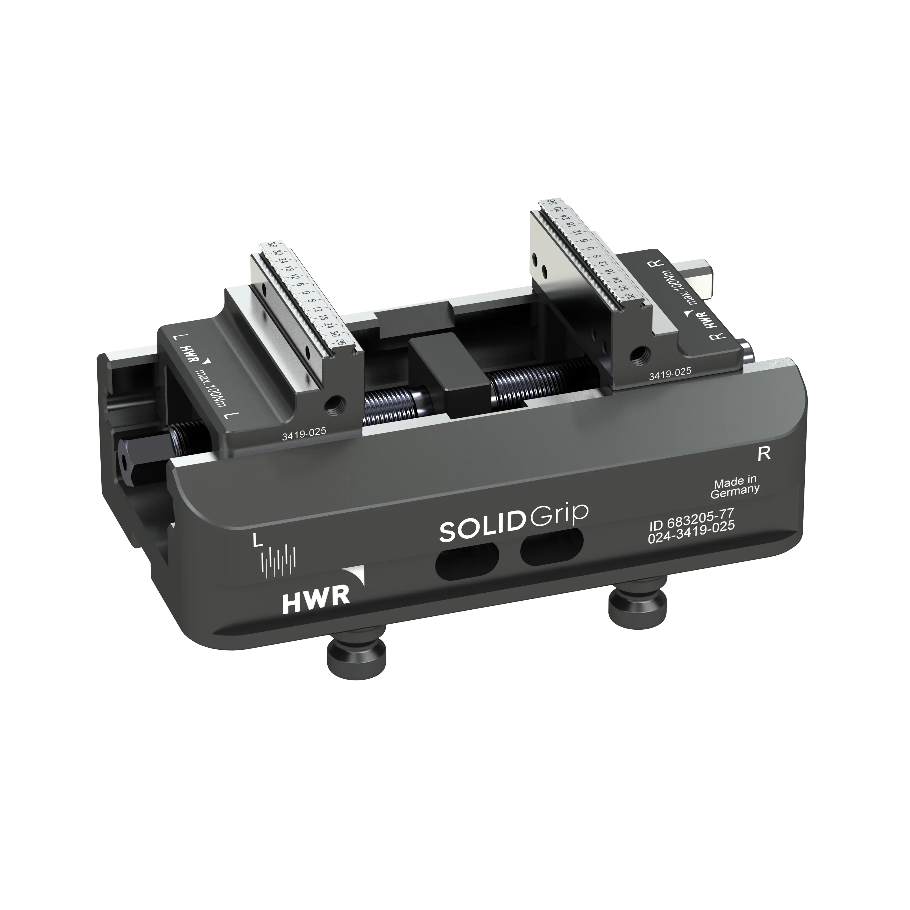 SOLIDGrip 5-axis centreer vice 125