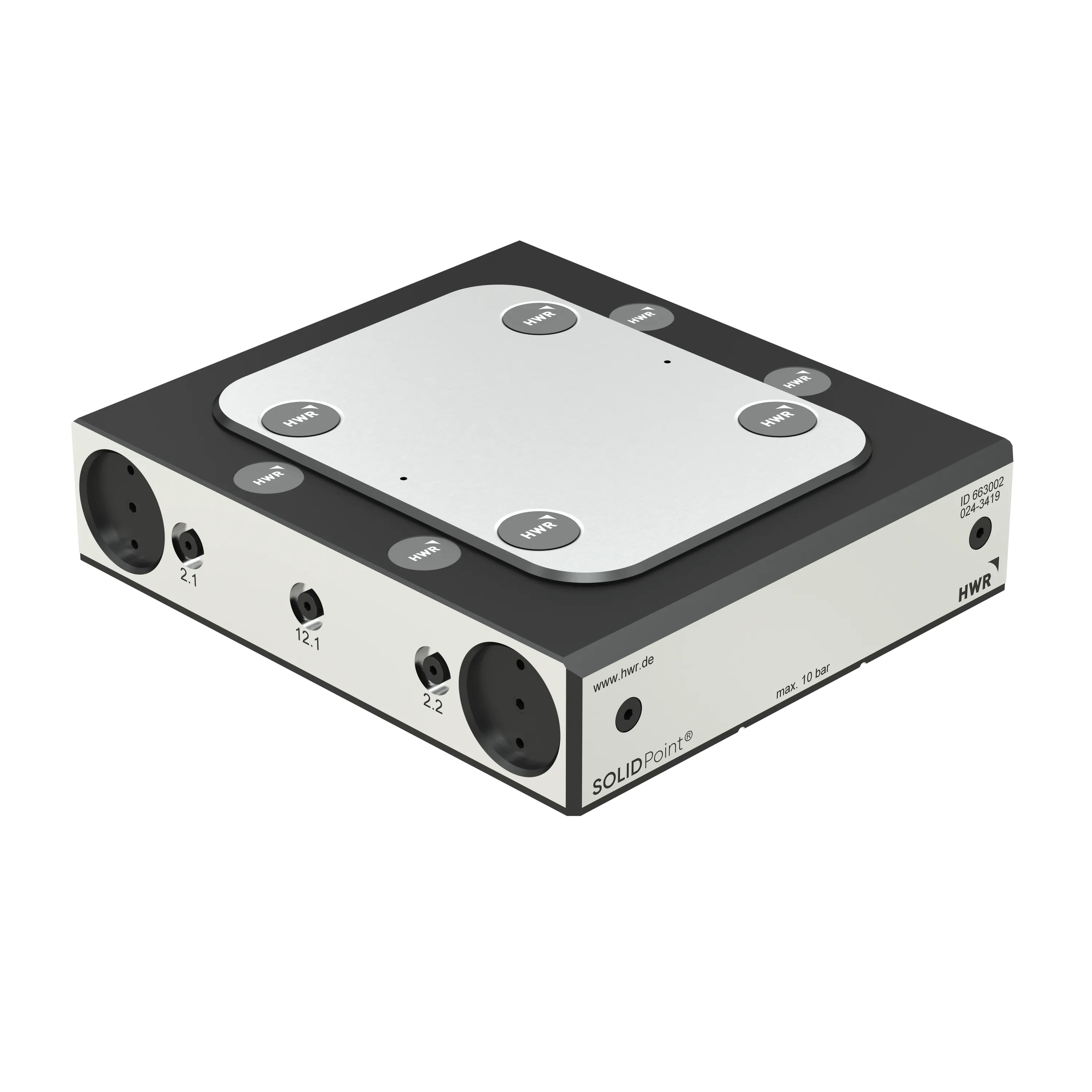 SOLIDPoint® 96 Zero point plate pneumatic,