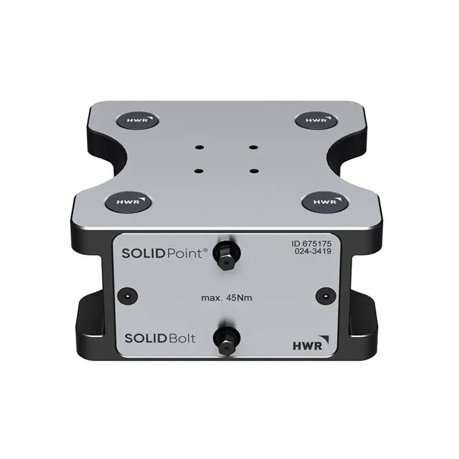 SOLIDBolt zero-point plate, height H=75mm,