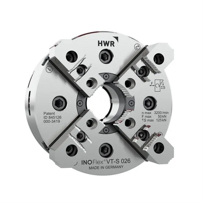 VT-S 080, INOFlex® 4-jaw compensation power-chuck