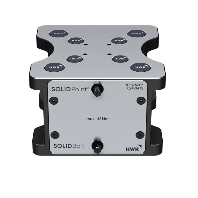 SOLIDBolt zero-point plate, height H=100mm,