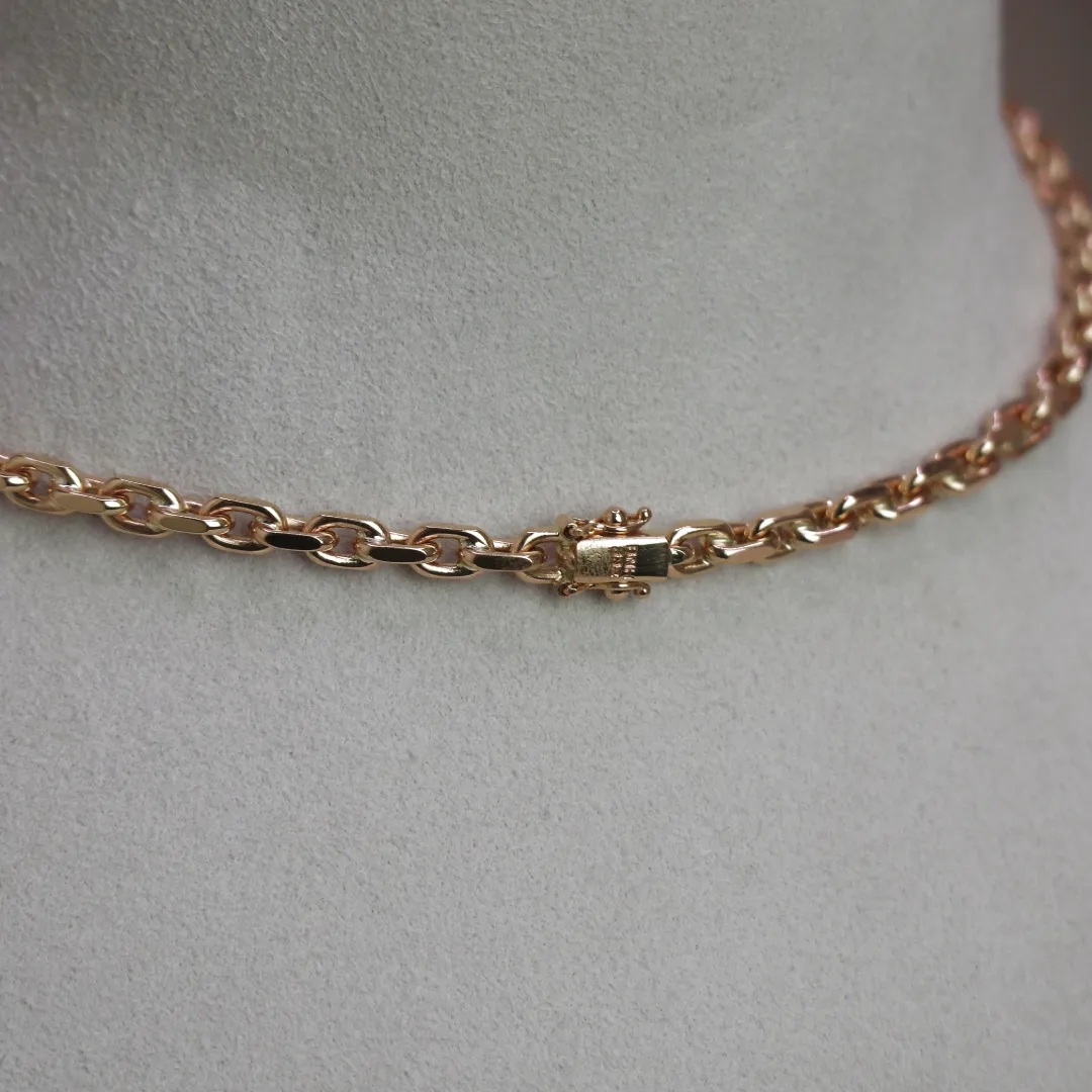 BNH Anker Facet Kæder 8 kt Guld 1,5 mm