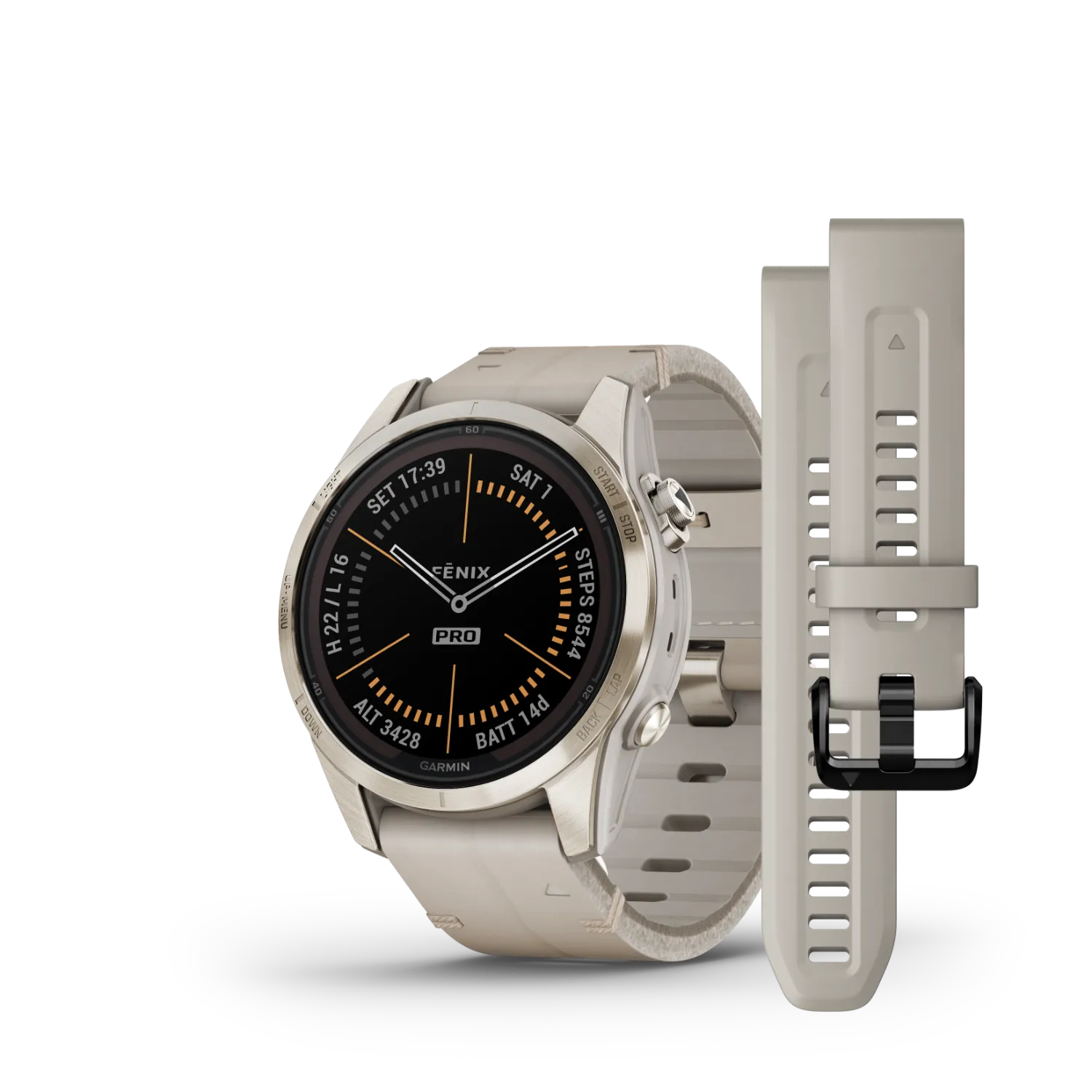 Garmin Fenix 7S Pro Sapphire Solar 010-02776-30