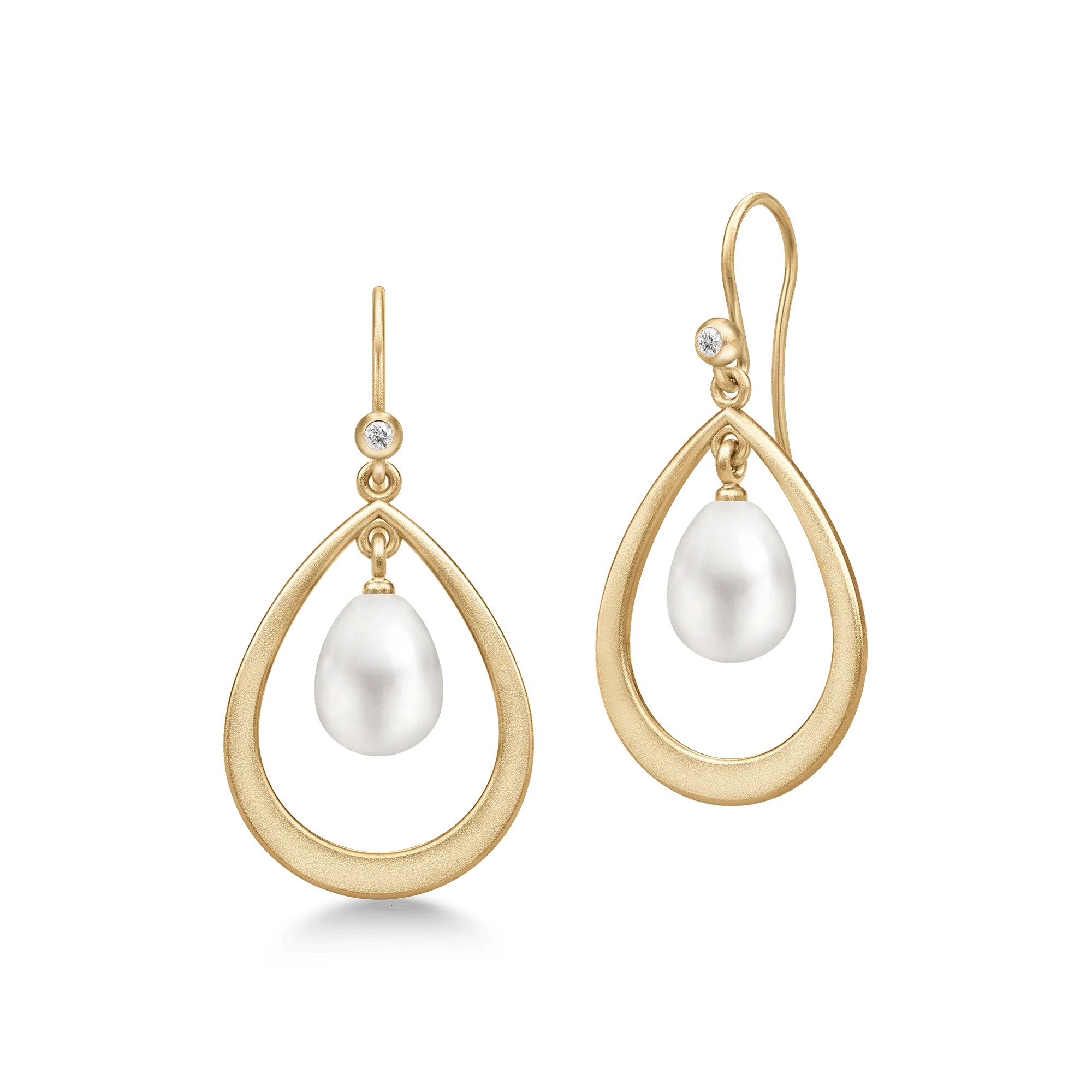 Julie Sandlau Afrodite Droplet Øreringe Forgyldt SDM84GDWHPLCZ