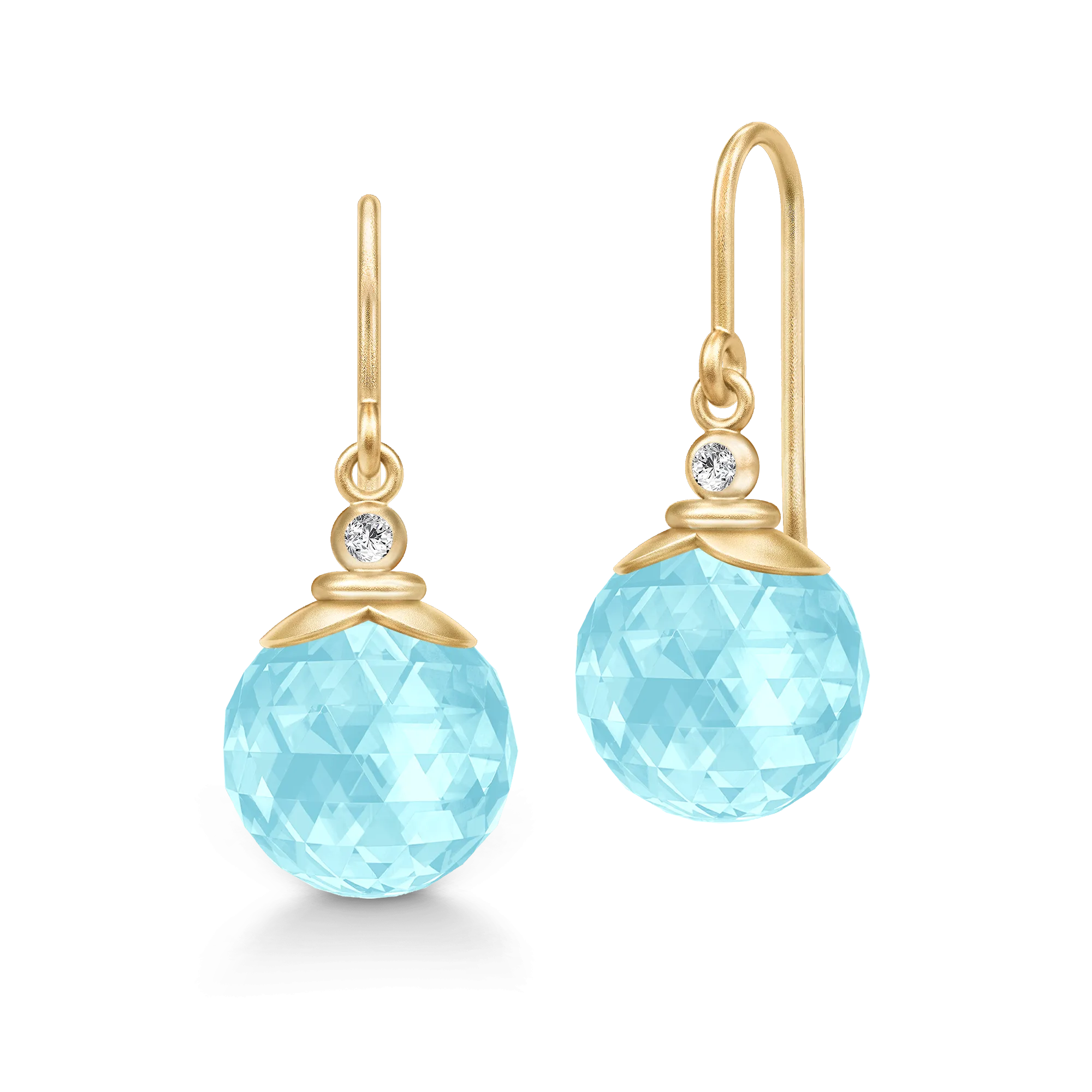 Julie Sandlau Berry Øreringe Ice Blue HKS788GDIBCRCZ