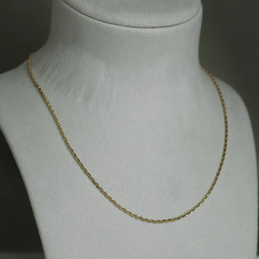 BNH Anker Facet Kæder 14 kt Guld 0,7 mm