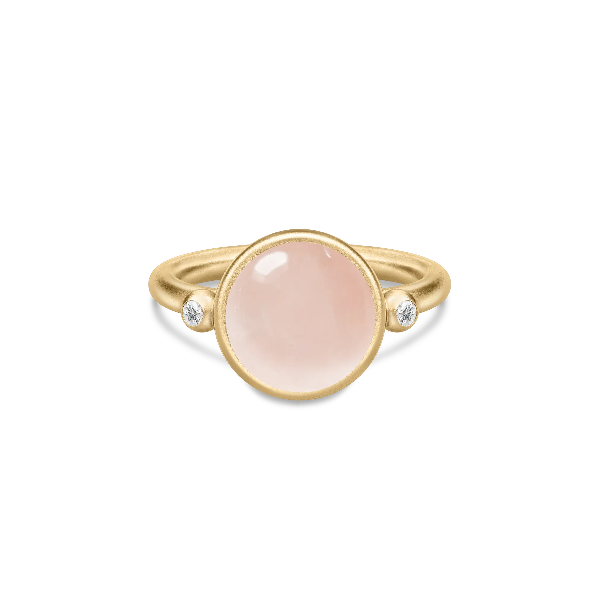 Julie Sandlau Prime Ring Milky Rose Forgyldt RI248GDMLROCRCZ