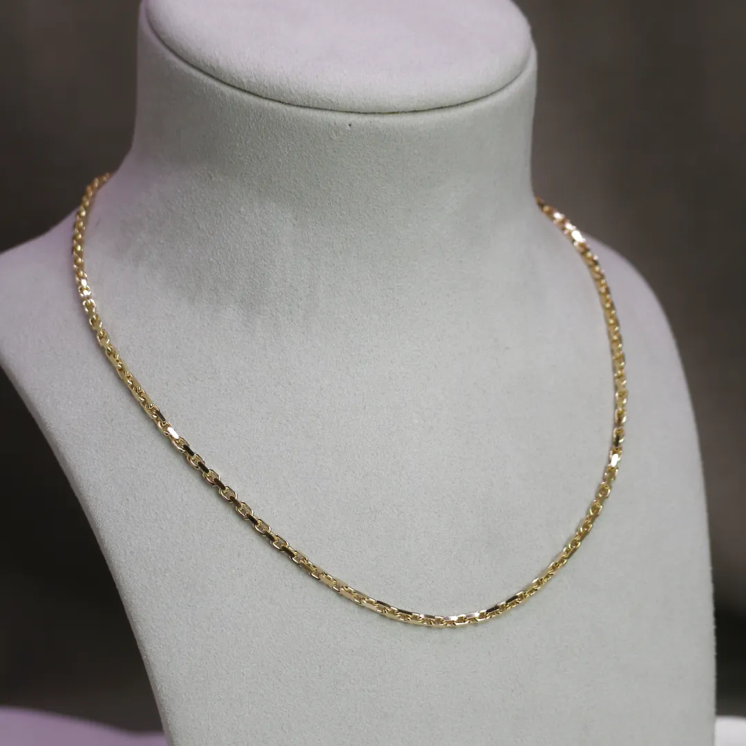 BNH Anker Facet Kæder 14 kt Guld 1,1 mm