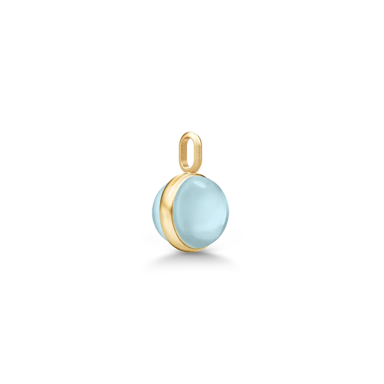 Julie Sandlau Little Prime Vedhæng Milky Aqua PD374GDMLAQCR