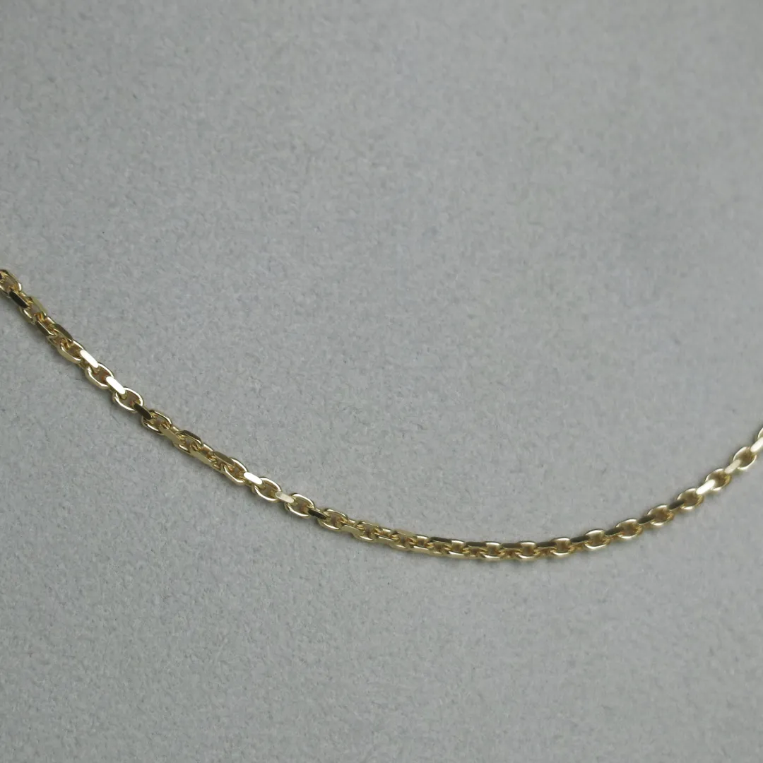 BNH Anker Facet Kæder 8 kt Guld 0,6 mm