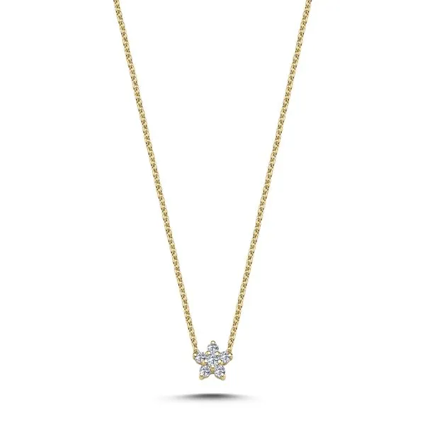 Nuran Stella Halskæde m. 0,11 ct. Lille V2440 011 