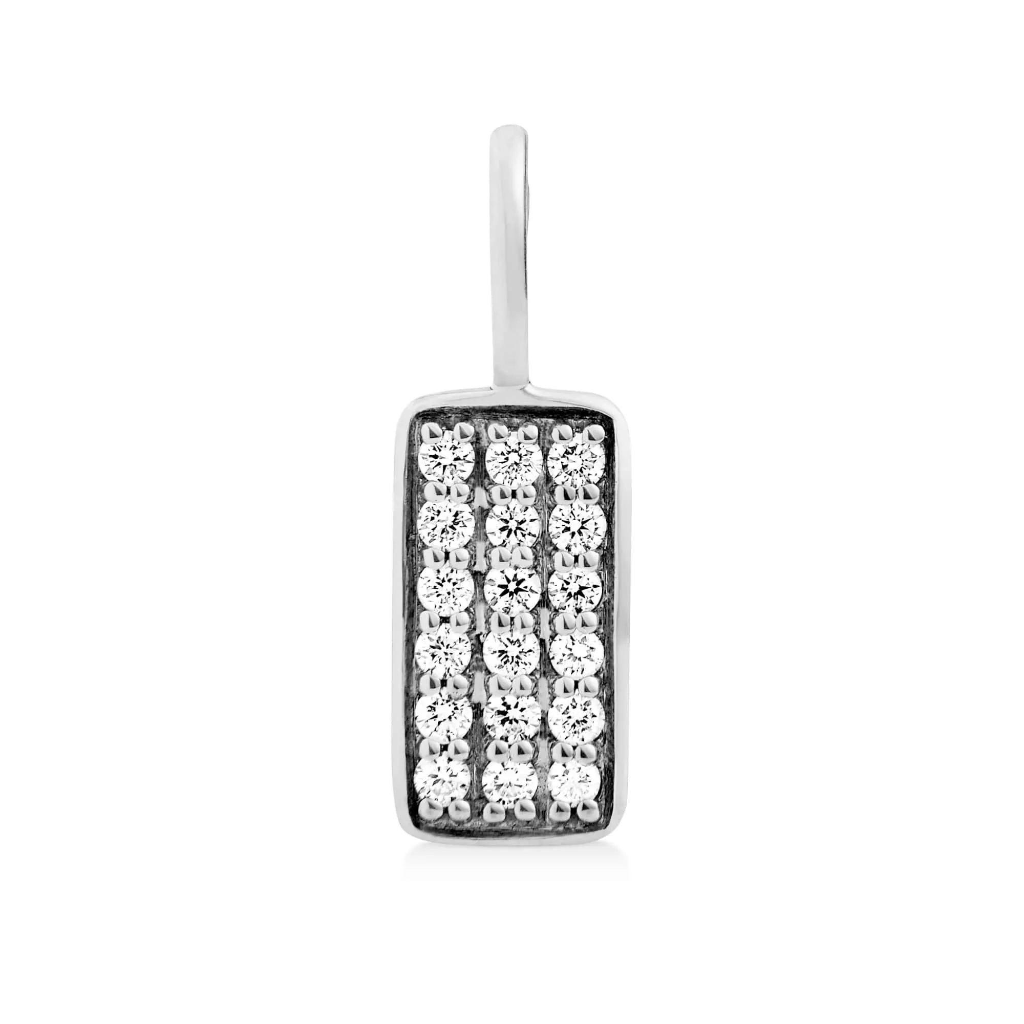 Ro Copenhagen Rock Square Diamant Vedhæng P108W109