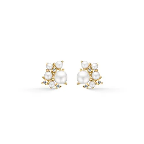 Mads Z Diamond Cloud Øreringe 14kt 1513070