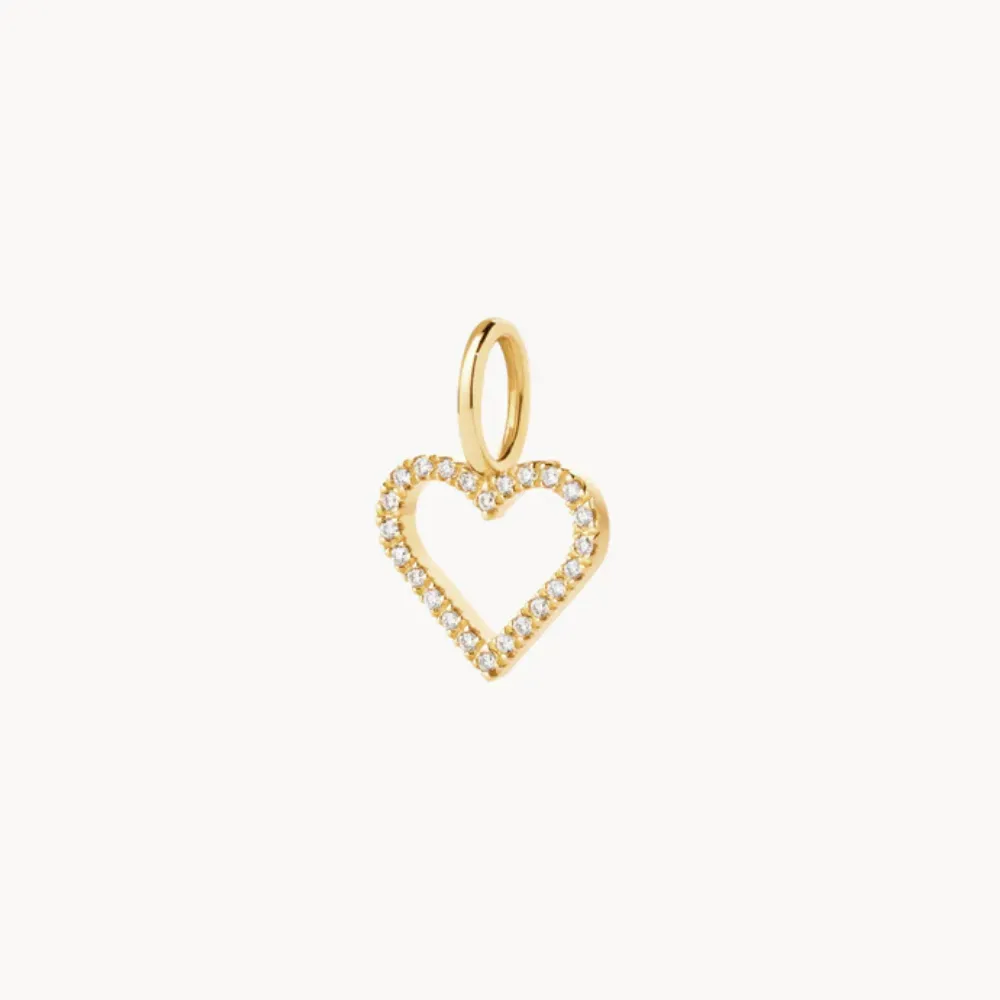 Ro Copenhagen Open Heart Diamant Vedhæng P111Y108