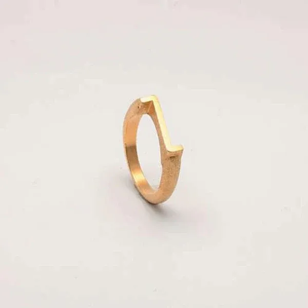 Heiring Initials Ring Z Forgyldt 52-4-26FG