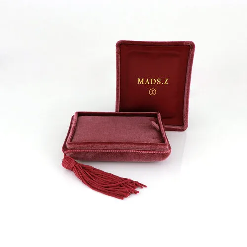 Mads Z Velour æske str. medium - purple 1213-M-1
