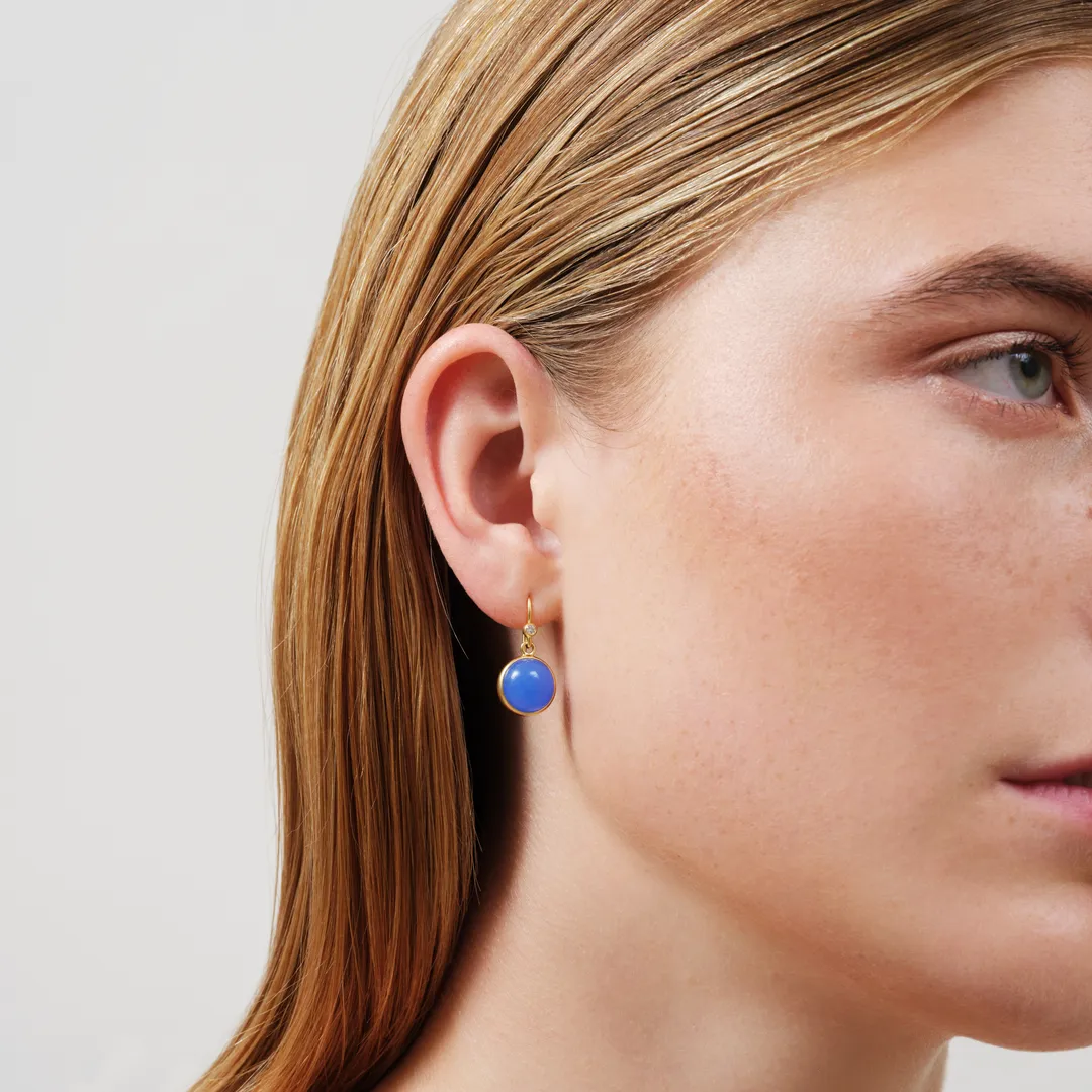 Julie Sandlau Prime Øreringe Royal Blue HKS181GDROBLCRCZ