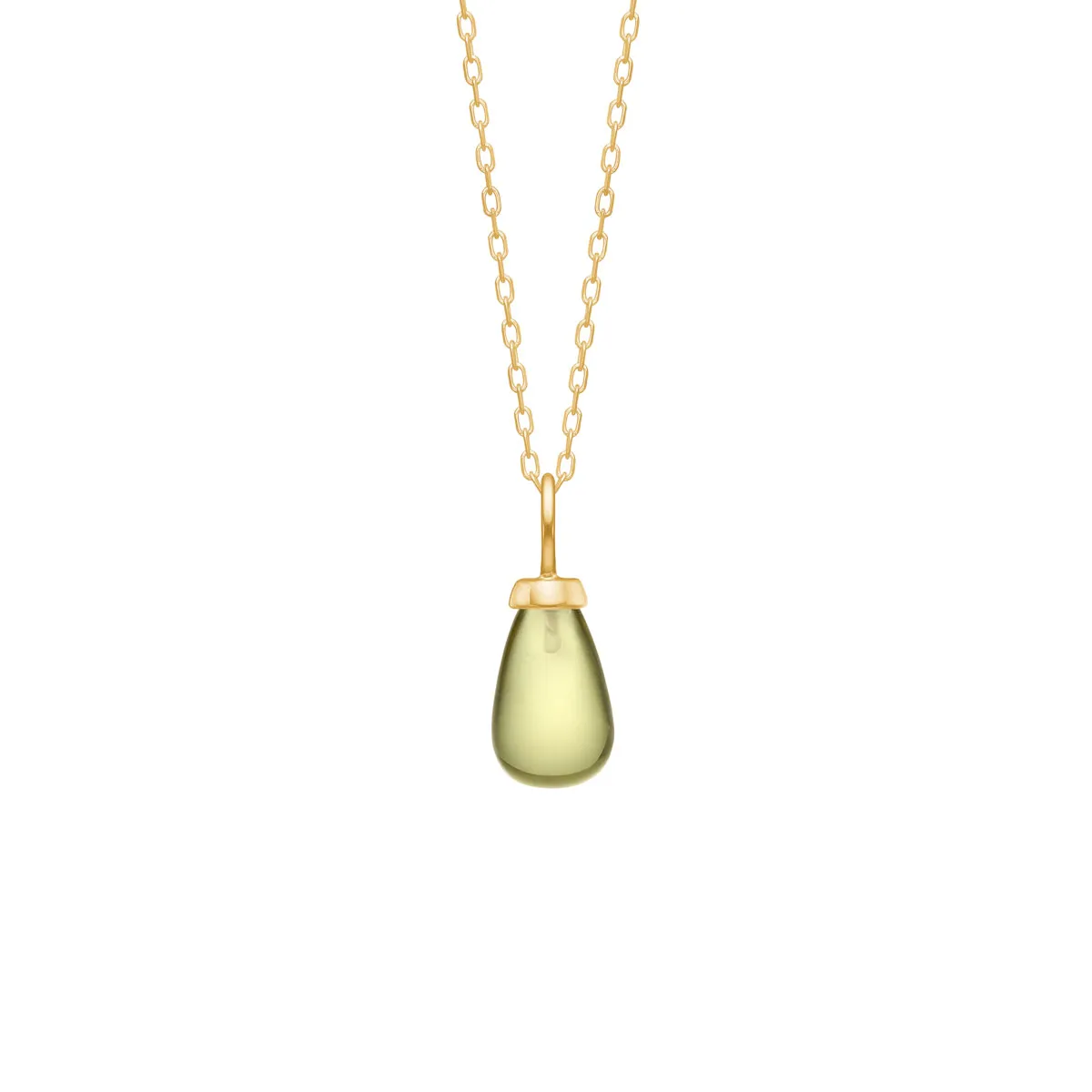 Carré 10-Karat vedhæng med Lemon Kvarts TL 4394 LQ