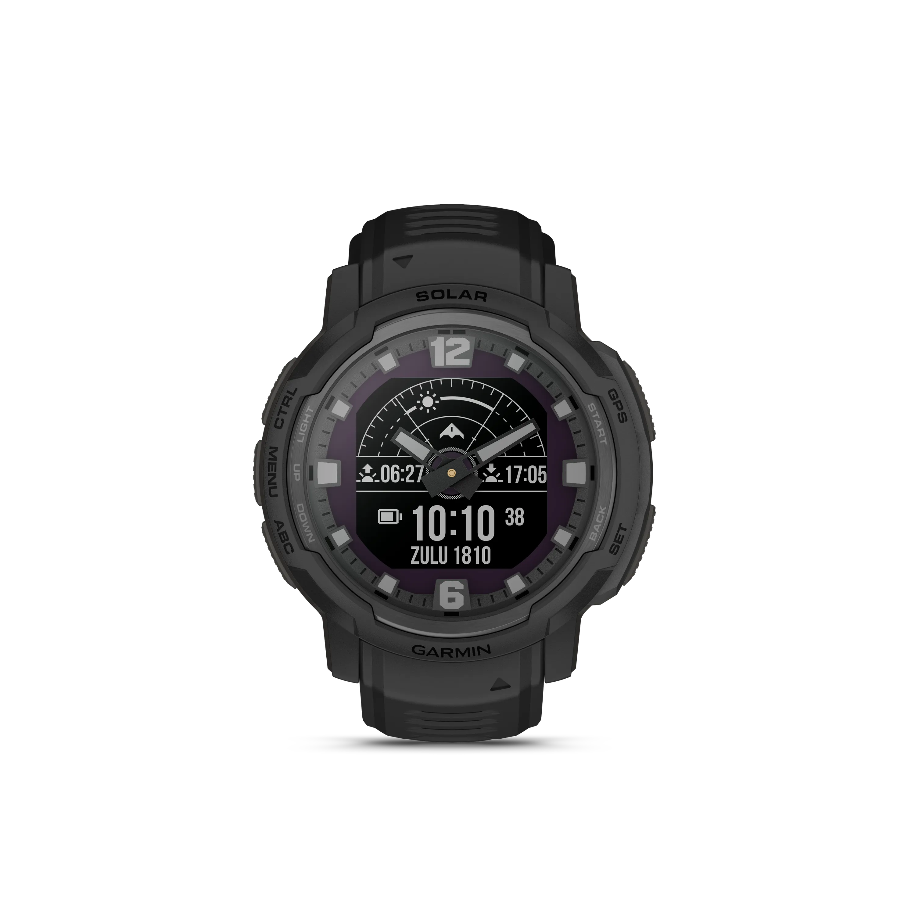 Garmin Instinct Crossover Solar, Tactical Edition, Black, WW 010-02730-00