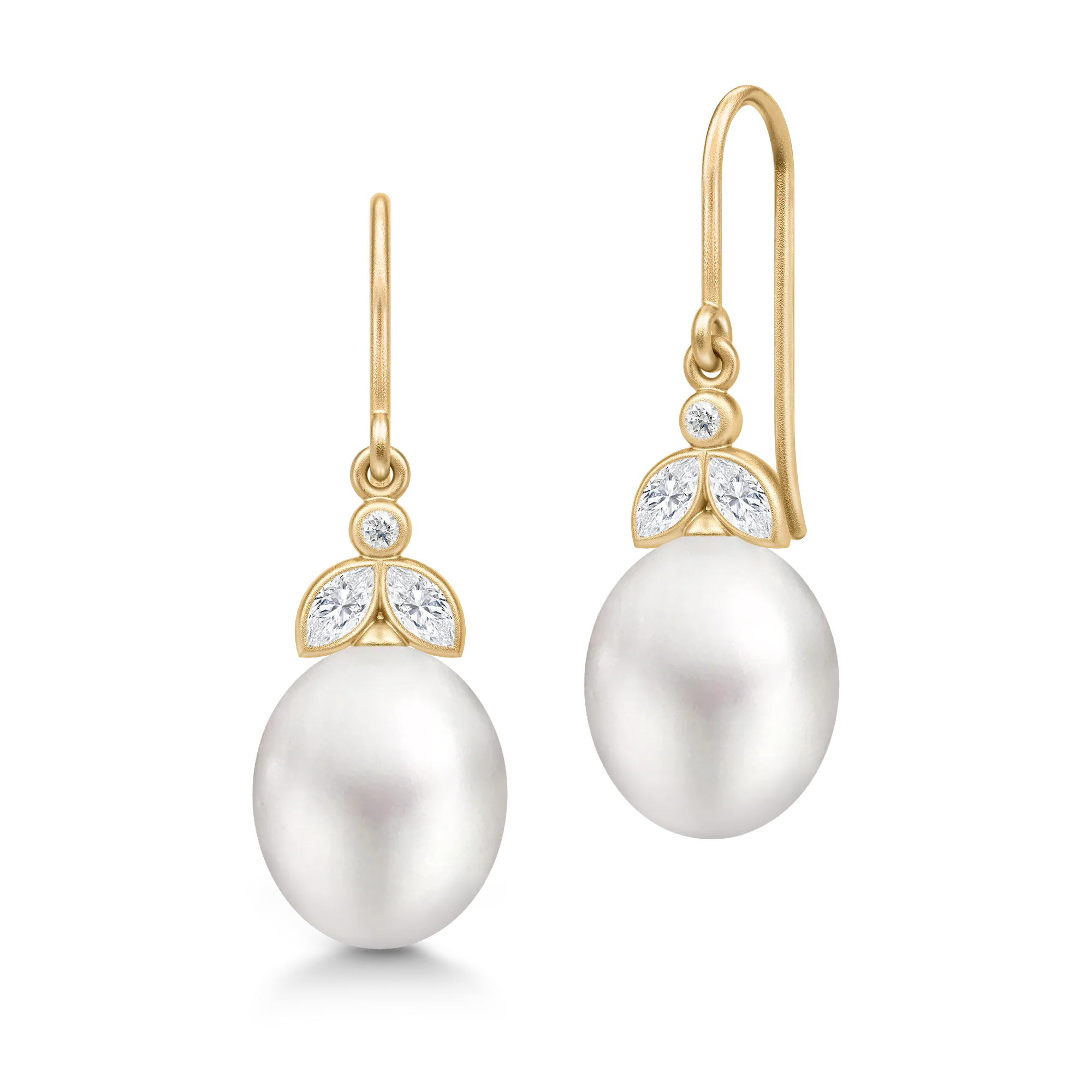 Julie Sandlau Tasha Øreringe White Pearl Forgyldt HKS707GDWHPLCZ