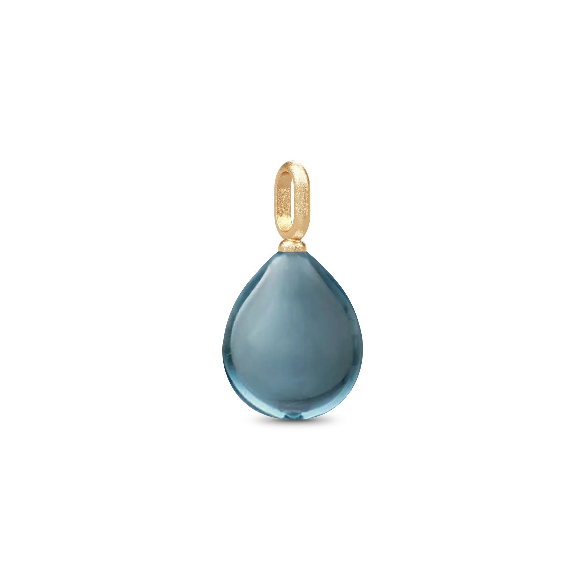 Julie Sandlau Prima Ballerina London Blue Vedhæng Forgyldt PD219GDLBCR