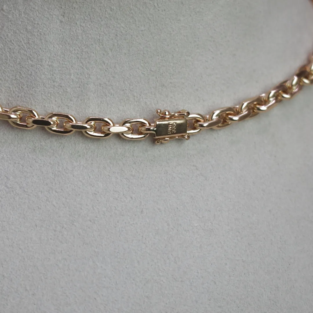 BNH Anker Facet Kæder 8 kt Guld 1,7 mm