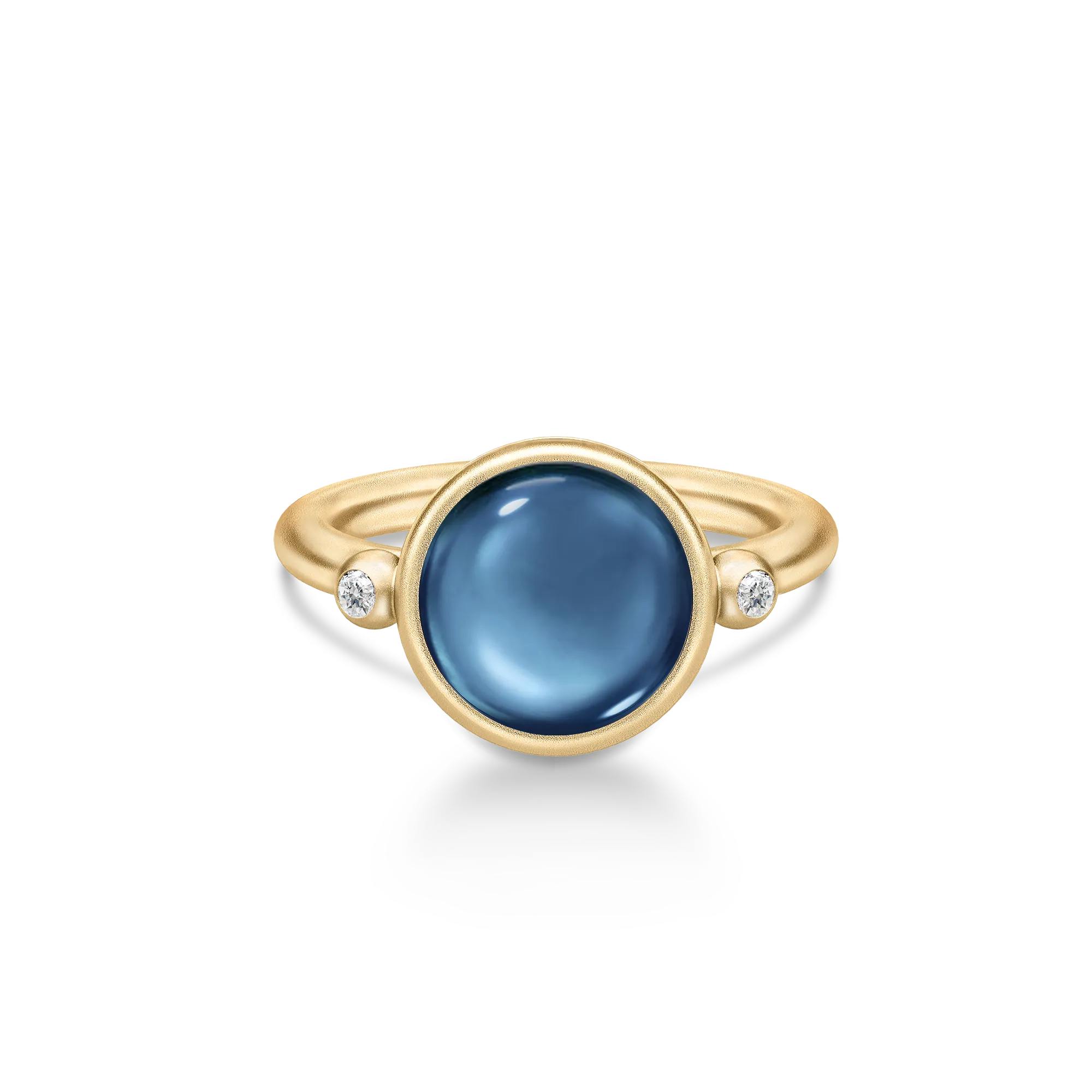 Julie Sandlau Prime Ring Sapphire Blue Forgyldt RI248GDSACRCZ