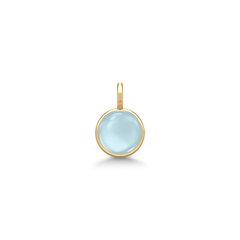Julie Sandlau Little Prime Vedhæng Milky Aqua PD374GDMLAQCR