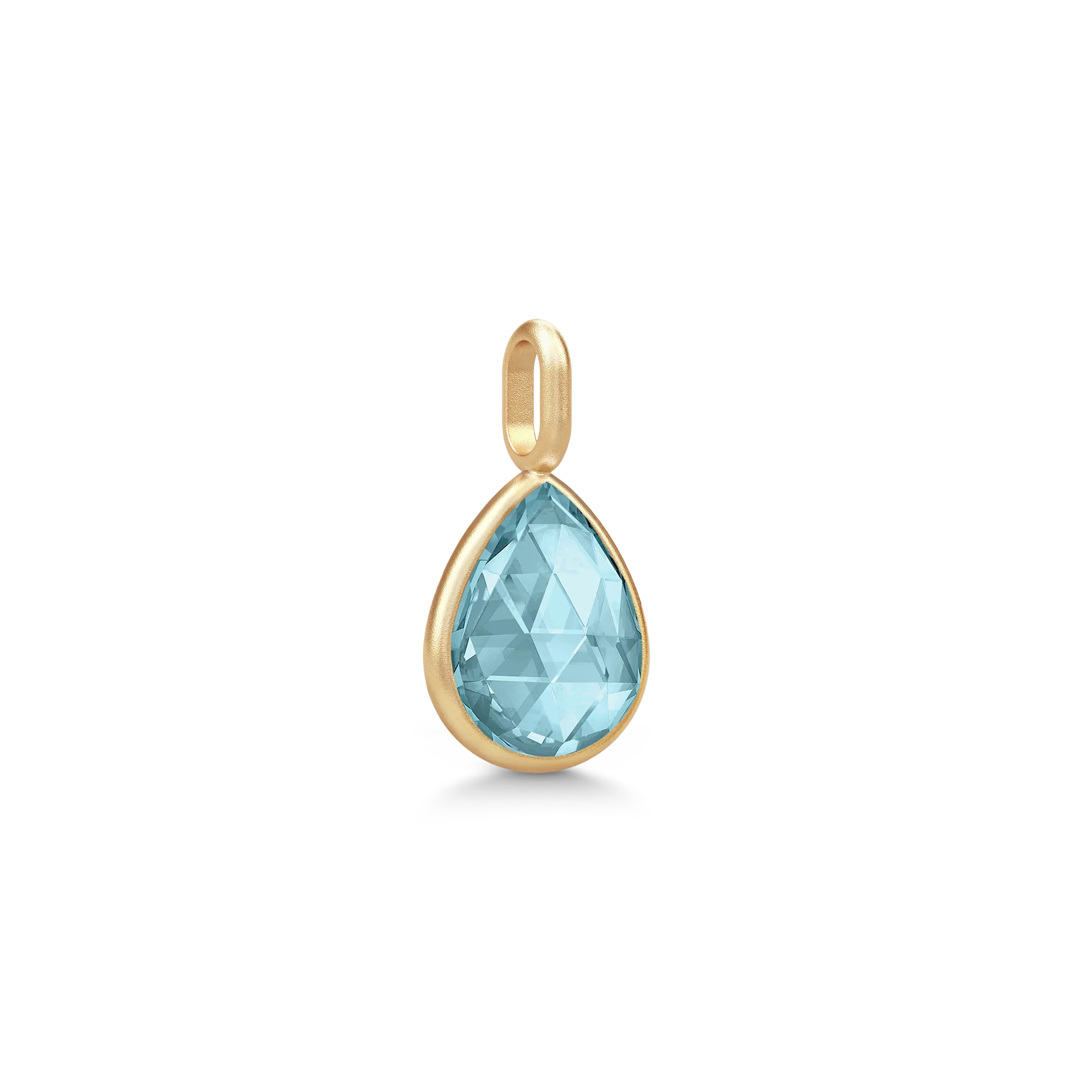 Julie Sandlau Lea Vedhæng Aqua Blue PD367GDAQBLUCR