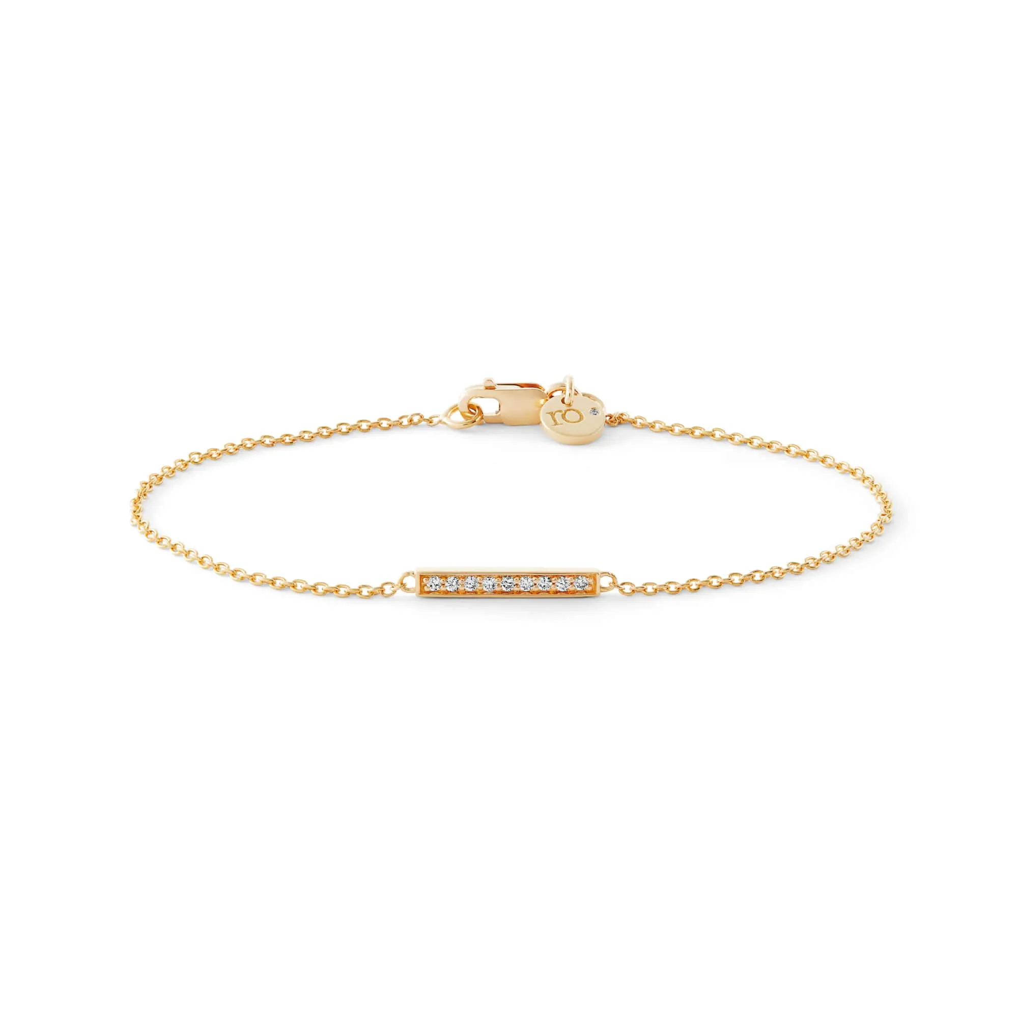 Ro Copenhagen Rock Square Diamant Armbånd B108Y102