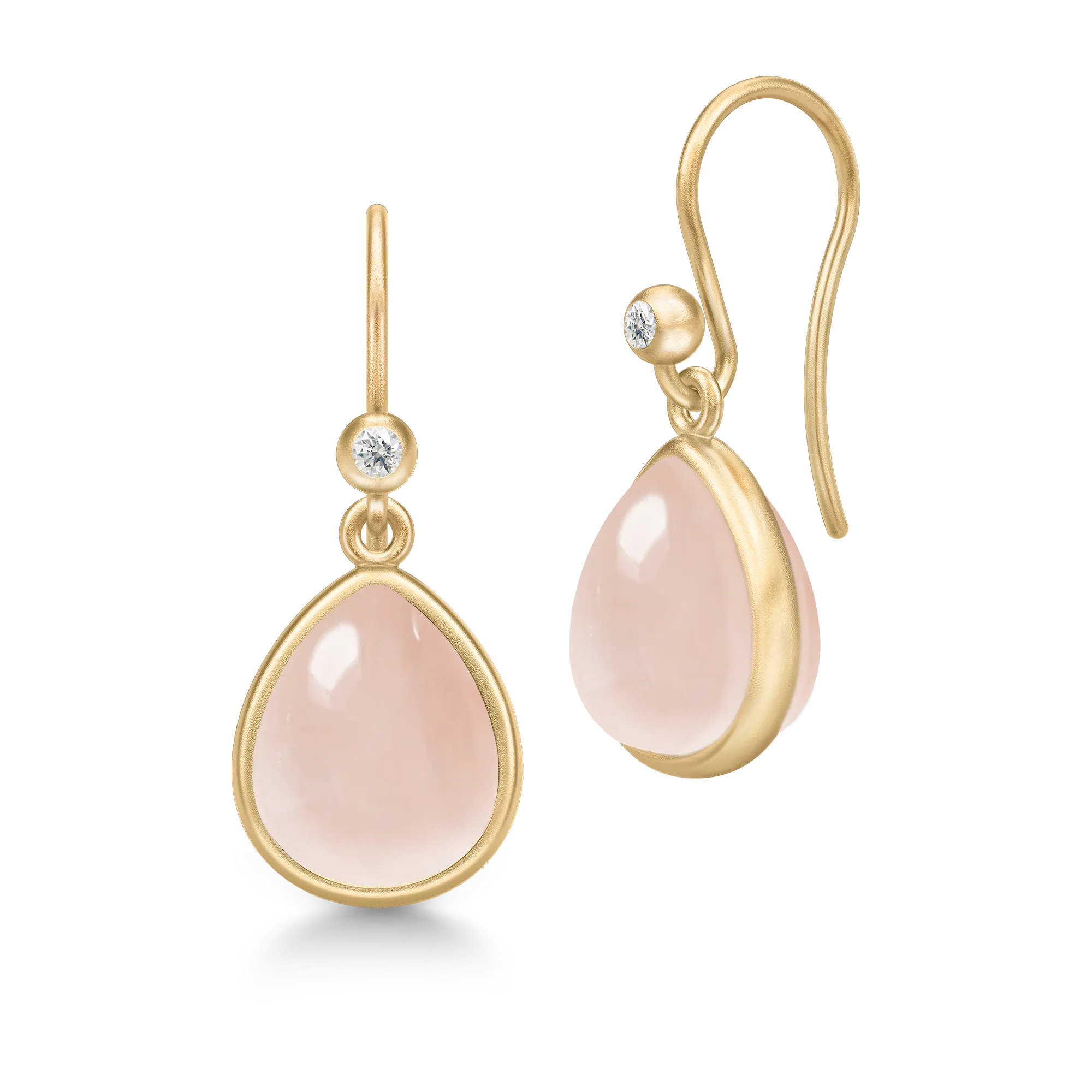 Julie Sandlau Paloma Øreringe Milky Rose Forgyldt HKS631GDMLROCRCZ