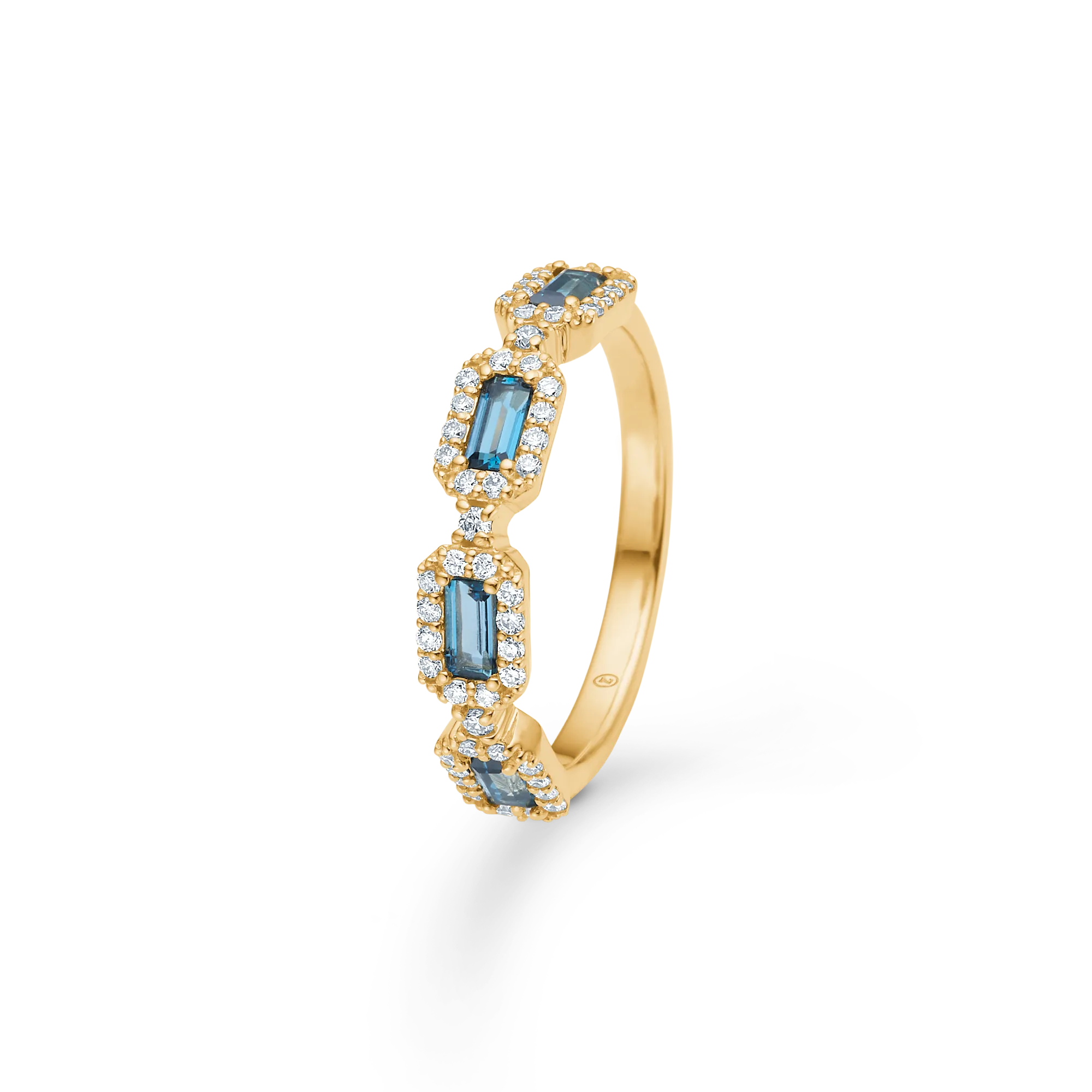 Mads Z Indigo Ring London Blå Topas 1546189