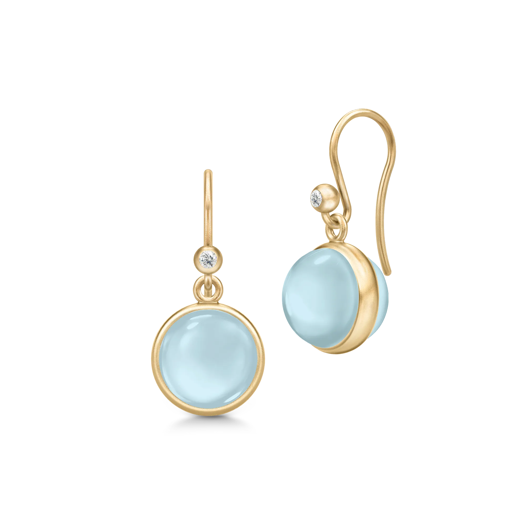 Julie Sandlau Prime Øreringe Milky Aqua HKS181GDMLAQCRCZ