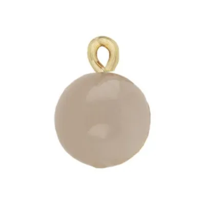 Heiring vedhæng med peach månesten 29-9-19CR-FG
