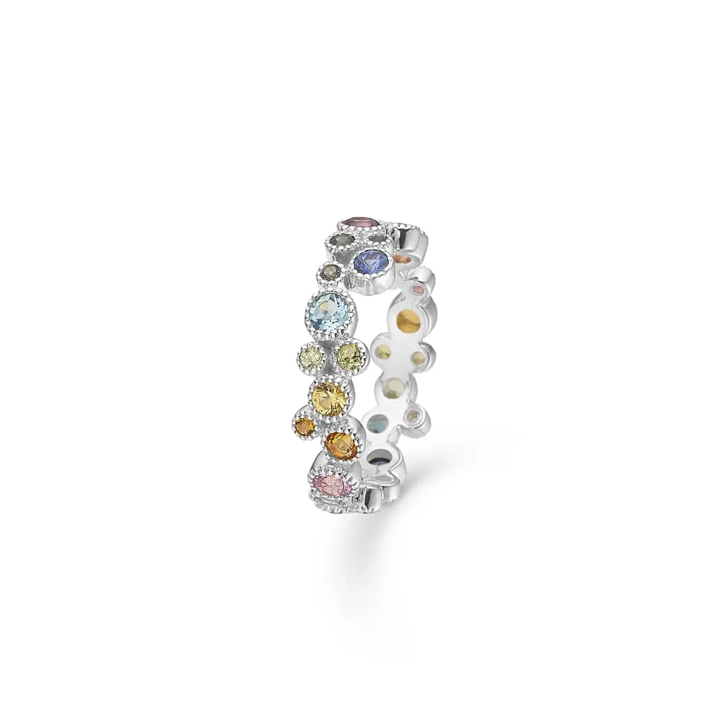 Mads Z Luxury Rainbow Ring 1644062